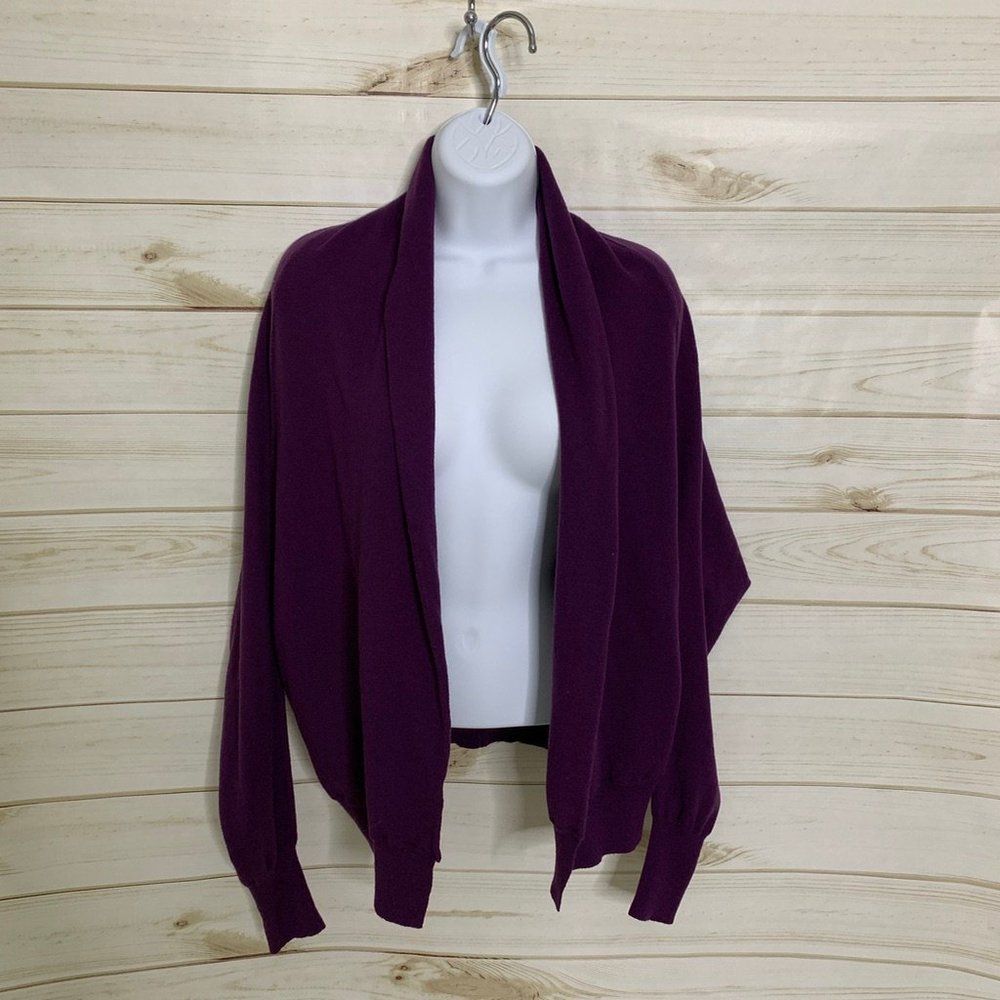 Purple cardigan wrap by Ann Taylor
